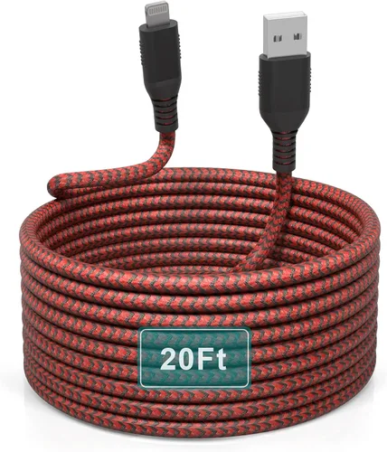 Vista 10 de Cable USB C a USB C de 20 pies, carga rápida de 240 W, datos de 20 Gbps Cable USB C a USB C de 240 W y 20 pies (negro)