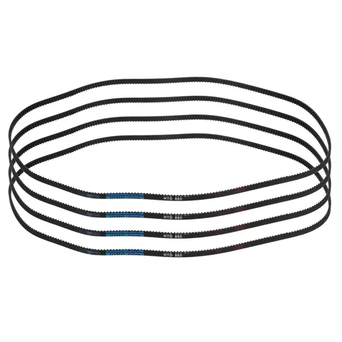 Vista 20 de uxcell 4 piezas HTD-3M Correa de Distribución de Goma 48 Dientes, Longitud de Paso 144mm x Ancho 6mm x Altura 2.4mm, Correa de Polea de Distribución