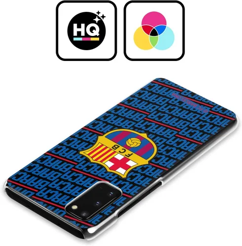 Vista 2 de Head Case Designs Funda rígida con licencia oficial del FC Barcelona Barca Crest Patterns compatible con Samsung Galaxy S23+ 5G
