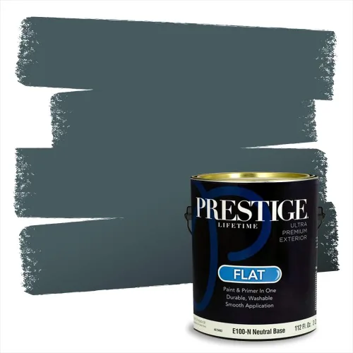 Vista 35 de Prestige Paints - 2 en 1, pintura base y pintura de exterior, E100-N-735BM