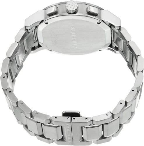 Vista 5 de Burberry City Acero Inoxidable Cronógrafo Plata Dial Mujer reloj de cuarzo analógico bu9700