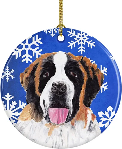 Vista 56 de Caroline's Treasures Cavalier Spaniel - Adorno de cerámica para colgar en el árbol de Navidad, para el hogar, Navidad, fiestas, regalo, 3 pulgadas