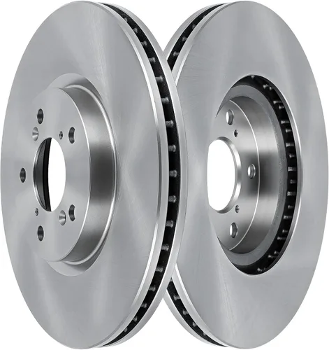 Vista 40 de SCITOO Rotores de freno trasero para Honda para CR-V 2002-2004 Frenos de disco perforados y ranurados Rotores de reemplazo: 31304 Brakes Kit Fit