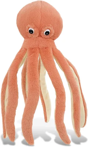 Vista 8 de DolliBu Peluche súper suave de peluche de pulpo azul regalo - 15 pulgadas
