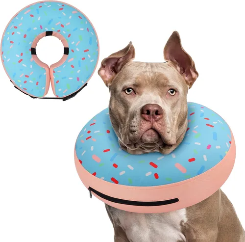 Vista 27 de Supet - Collar isabelino inflable para recuperación, posoperatorio