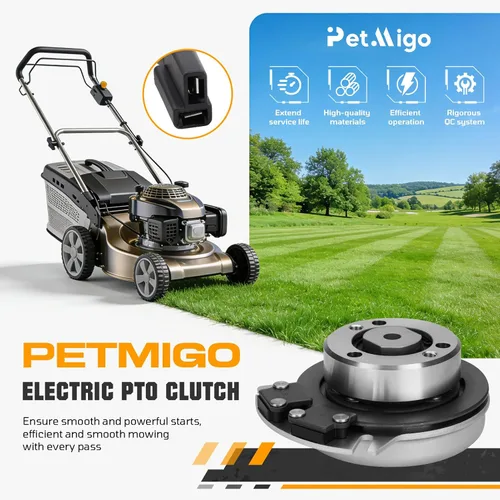 Vista 3 de Embrague de hoja de toma de fuerza 02763200 se adapta a Ariens Gravely 28 32 pulgadas cortacésped trasero motor Rider Zoom 52711900 52712000