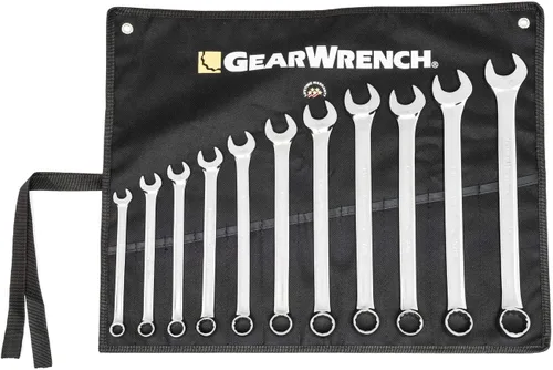 Vista 10 de GEARWRENCH 81916 Juego de llaves combinadas de 22 piezas de 12 puntos, patrón largo, métrico