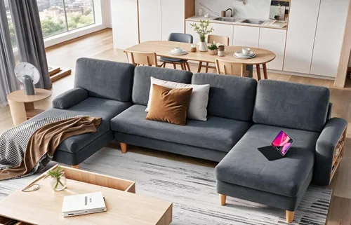 Vista 13 de YITAHOME Convertible Futon Sofa Bed,70" Folding Futon Couch