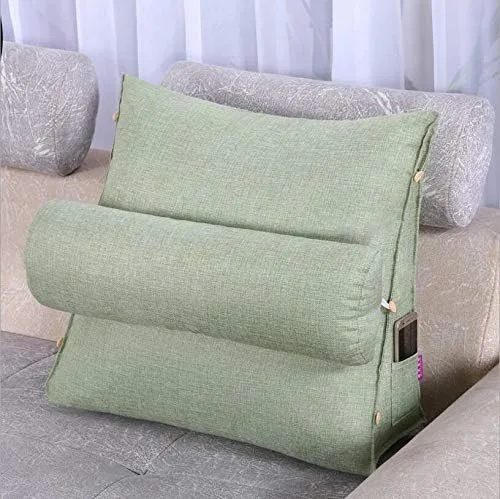 Vista 6 de Cojín de cama ajustable para respaldo de TV, lectura de cama, decoración del hogar Café