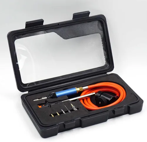 Vista 7 de BLUEFIRE Kit de Antorcha de Soldadura Mini Lápiz de Gas MAP/MAPP de 3' con Manguera Multifunción Antorcha de Propano con Encendedor de Pedernal