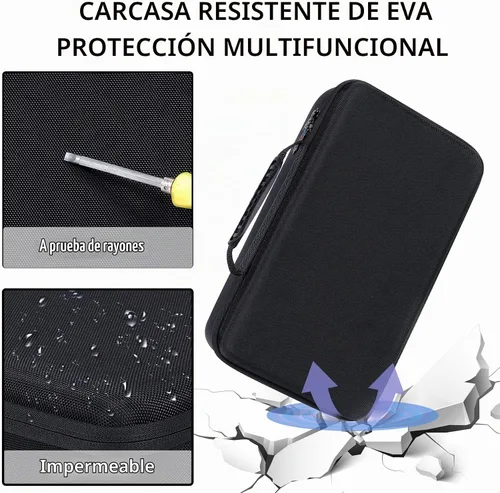 Vista 5 de khanka Estuche de transporte duro de repuesto para altavoces Bluetooth Anker Soundcore Motion X600, altavoz inalámbrico de sonido de 50 W, solo funda