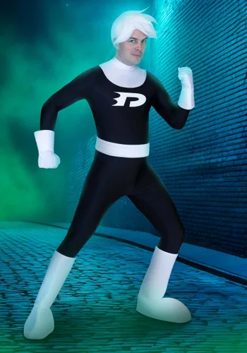 Vista 10 de Disfraz de Hombre Danny Phantom para Hombre de Nickelodeon Multicolor