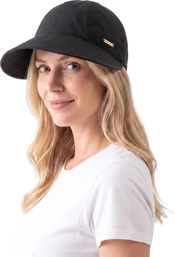 Vista 9 de Sombrero de sol de ala ancha para mujer, sombreros de pesca para senderismo con apertura de cola de caballo Marrón café