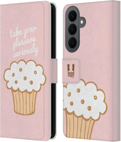 Vista 74 de Head Case Designs Assortment Cupcakes Happiness Leather Wallet Case Compatible with Samsung Galaxy A07 4G Surtido