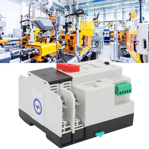 Vista 2 de Interruptor de transferencia automática de energía Interruptor de cambio de generador de energía ZGQ5-100/2P 220V Auto conversión de molde