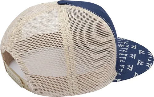 Vista 4 de BASSDASH Gorra de camionero de ala plana ajustable con cierre de malla para hombres y mujeres