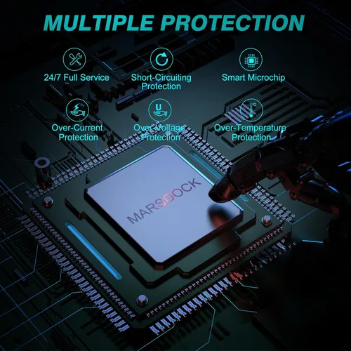 Vista 5 de Cargador de 65 W compatible con Microsoft Surface Pro 11, 10, 9, 8, 7+, 7, 6, 5, 4, 3, X, adaptador de corriente para Windows Surface Laptop