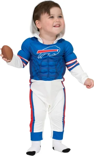 Vista 7 de MODERN HERO NFL - Disfraz de traje muscular para bebés y niños pequeños con licencia oficial #1 Draft Pick