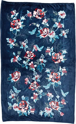 Vista 29 de Vera Bradley Manta de forro polar para mujer, manta de felpa suave para sofá, dormitorio y decoración del hogar