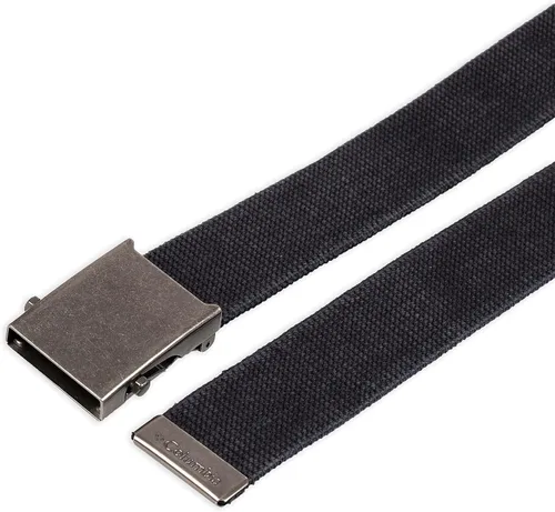 Vista 4 de Columbia Cinturón militar unisex para adultos, correa de algodón ajustable de talla única y hebilla de placa de metal