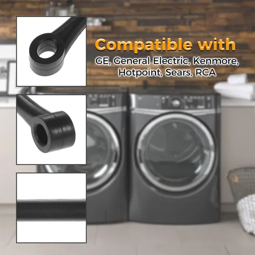 Vista 4 de 4 correas de amortiguación para arandela WH1X2727, repuesto para GE, Hotpoint Sustituye a WH1X10046 AP2044899 PS271100 WH01X10028 56121T4WW