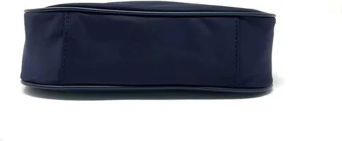 Vista 9 de Tory Burch Bolso tipo hobo de nailon para mujer, Azul Marino, M