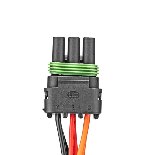 Vista 3 de WeiSen X3 Adaptador de Enchufe de Cola de Cerdo de Alimentación Auxiliar de Luz Trasera de Asiento para Arnés de Luz de Persecución Trasera