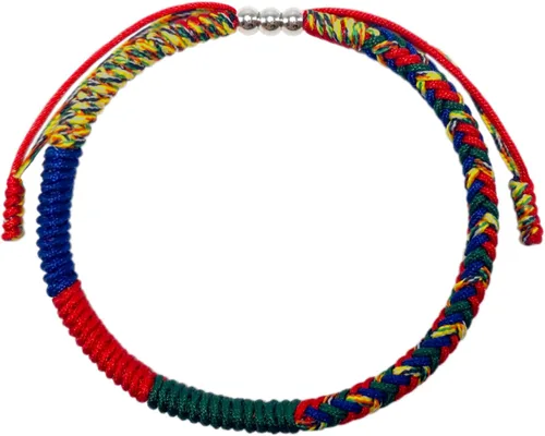 Vista 10 de LAMIBEE Pulsera Roja de la Suerte, Pulsera Roja para Protección, Hilo de Cuerda Trenzada a Mano Roja, Pulsera de Surfista, Pulsera de Muñeca