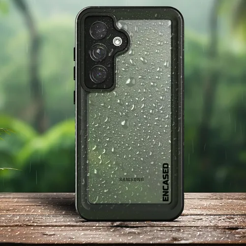 Vista 6 de Encased Funda impermeable para cinturón diseñada para Samsung Galaxy S24 Plus, funda protectora de cuerpo completo con protector de pantalla