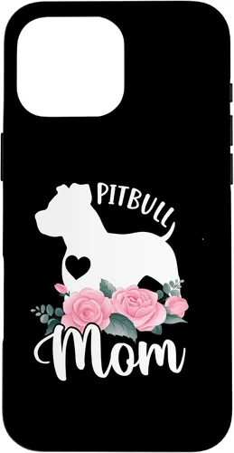 Vista 19 de Pitbull Mom Pitbulls Dog Cooler Saying Case for iPhone 17