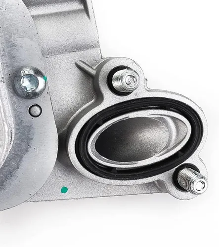 Vista 3 de 93186324 25199751 Enfriador de aceite de motor con conjunto de filtro de aceite 93186324 Reemplazo para GM Chevrolet Cruze Aveo Aveo5 Sonic
