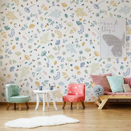 Vista 2 de NAKLEO Juego de plantillas de pintura para niños, 14 plantillas de 3.5 x 4.7 pulgadas a 9.1 x 13.4 pulgadas, plantas de otoño, plantillas de dibujo