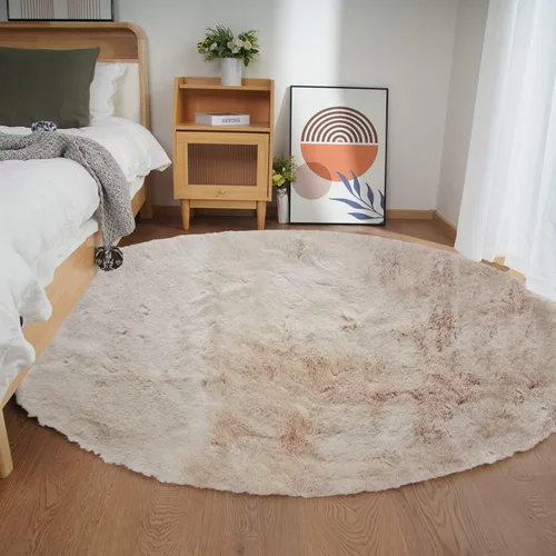Vista 32 de Ghouse Alfombra ultrasuave de pelo sintético de conejo 2x3, alfombras lavables a máquina para dormitorio, alfombras esponjosas para sala de estar