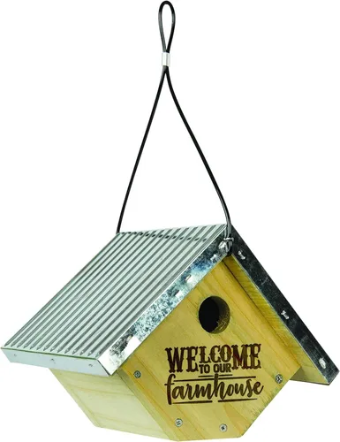 Vista 6 de Wild Wings WWGH1-DECO - Casa galvanizada de cedro desgastado