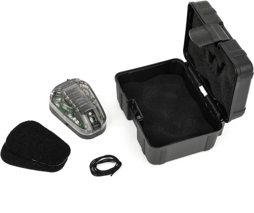 Vista 6 de Tactical Helmet Signal Light Optional 4 Modes with Visible LED + IR Constant-on/Strobe, Waterproof Ladybird Survival Identification Lamp for Outdoor