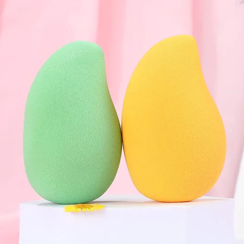 Vista 8 de FOMIYES Mango en forma de esponja 4pcs belleza huevo maquillaje Miss esponja polvo poliuretano punta punta esponja