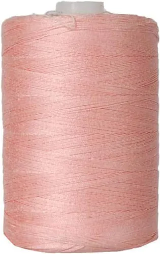 Vista 9 de Threadart - Hilo de algodón 100 % para acolchar, coser y sergar Carretes de 1000 m, calibre 50/3 Color albaricoque 107 Long staple cotton