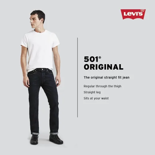 Vista 5 de Levis 501 - Jeans de ajuste original para hombre