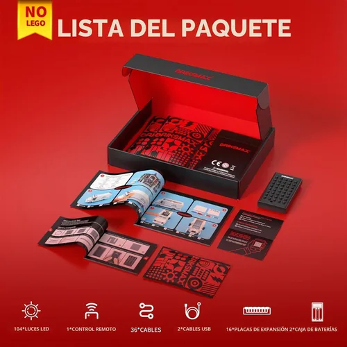 Vista 6 de BRIKSMAX Kit de iluminación LED para el Castillo de Hogwarts de Harry Potter - Compatible con el modelo de bloques de construcción Lego 71043 - No
