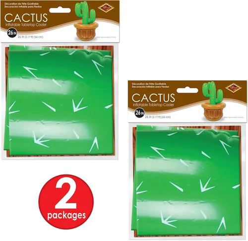 Vista 6 de Beistle Enfriador inflable - Contenedor de bebida para fiestas, decoración de fiestas, decoración de fiesta occidental: Western