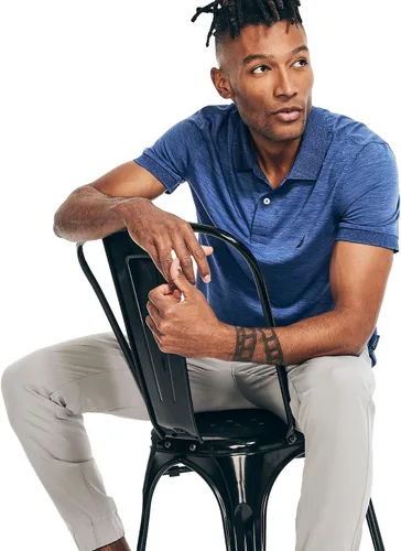 Vista 112 de Nautica playera polo clásica de mangas cortas, color sólido, para hombre