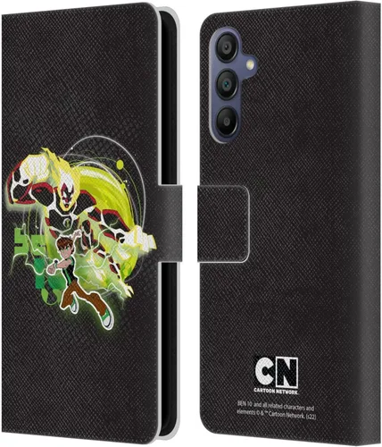 Vista 8 de Head Case Designs Officially Licensed Ben 10: Omniverse Character Art Graphics Leather Wallet Case Compatible with Samsung Galaxy A15