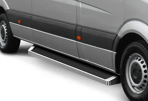 Vista 9 de APS Barra de escalón trasera de 5 pulgadas, color negro mate compatible con Dodge Sprinter 2007-2009 Van de tamaño completo y Mercedes-Benz Sprinter
