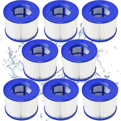 Vista 7 de Cartuchos de filtro atornillados para bañera de hidromasaje de repuesto para todos los RELXTIME, ALEKO, Wejoy, Aquaspa Spa, filtro inteligente