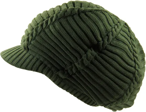 Vista 29 de RW Gorro de punto acanalado clásico Rasta 100% algodón