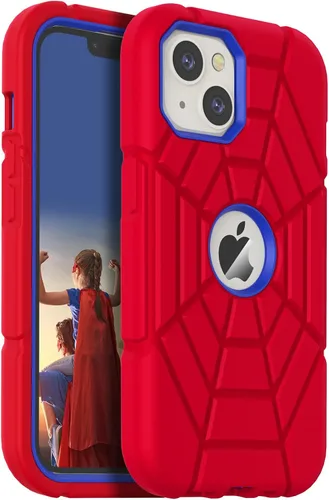 Vista 14 de Grifobes Funda diseñada para iPhone 14 Pro, silicona gruesa 3 en 1, resistente, a prueba de golpes, resistente, funda de goma de 6.1 pulgadas