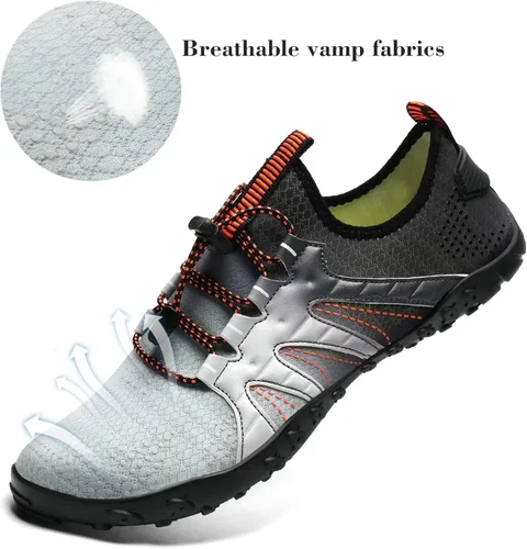 Vista 2 de Tenis impermeables para hombres y mujeres descalzo calcetín acuático de secado rápido para usar al aire libre calzado deportivo para kayak canotaje