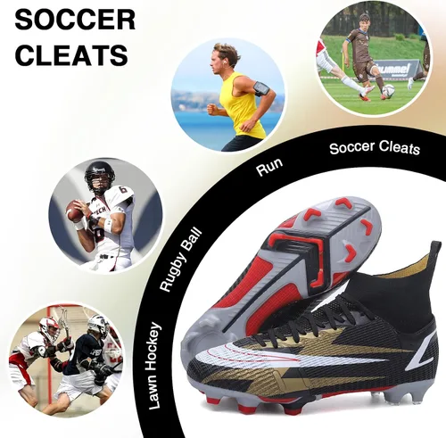 Vista 7 de Tacos de fútbol para hombre y mujer para Big Boy AGFG