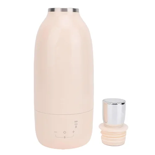 Vista 5 de SUNGOOYUE Calentador de botellas con pilas, calentador de agua portátil de ebullición rápida, 18000 mAh, hervidor pequeño aislado para uso diario