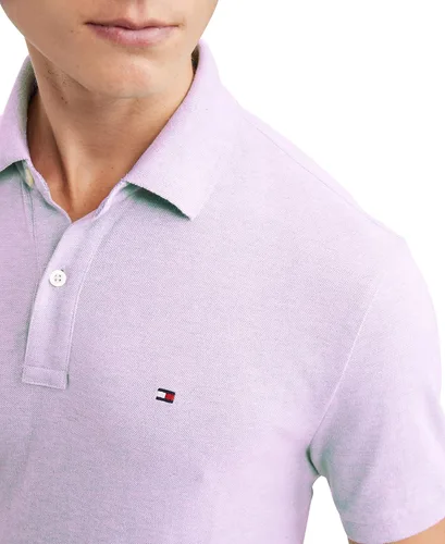 Vista 27 de Tommy Hilfiger Polo de piqué de algodón de manga corta para hombre en ajuste regular